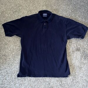 PENDLETON Men’s Navy Blue Short Sleeve Polo Size XL